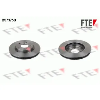 Jeu de 2 disques de frein avant FTE BS7375B