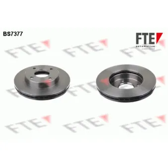 Jeu de 2 disques de frein avant FTE BS7377