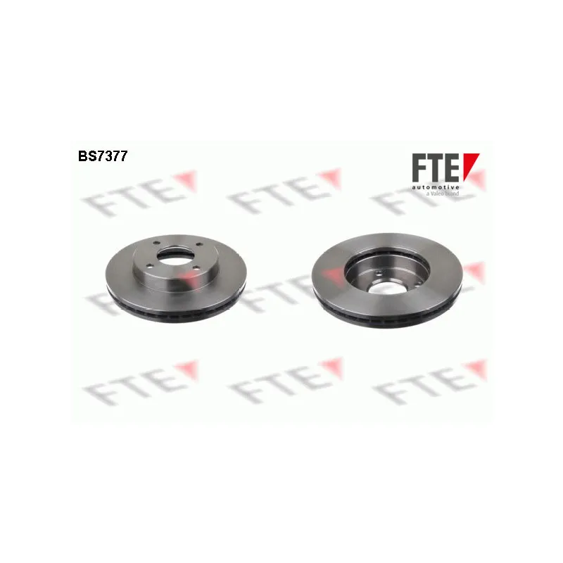 Jeu de 2 disques de frein avant FTE BS7377