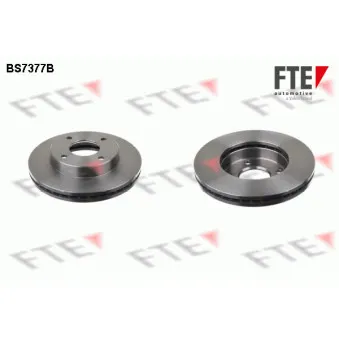 Jeu de 2 disques de frein avant FTE BS7377B