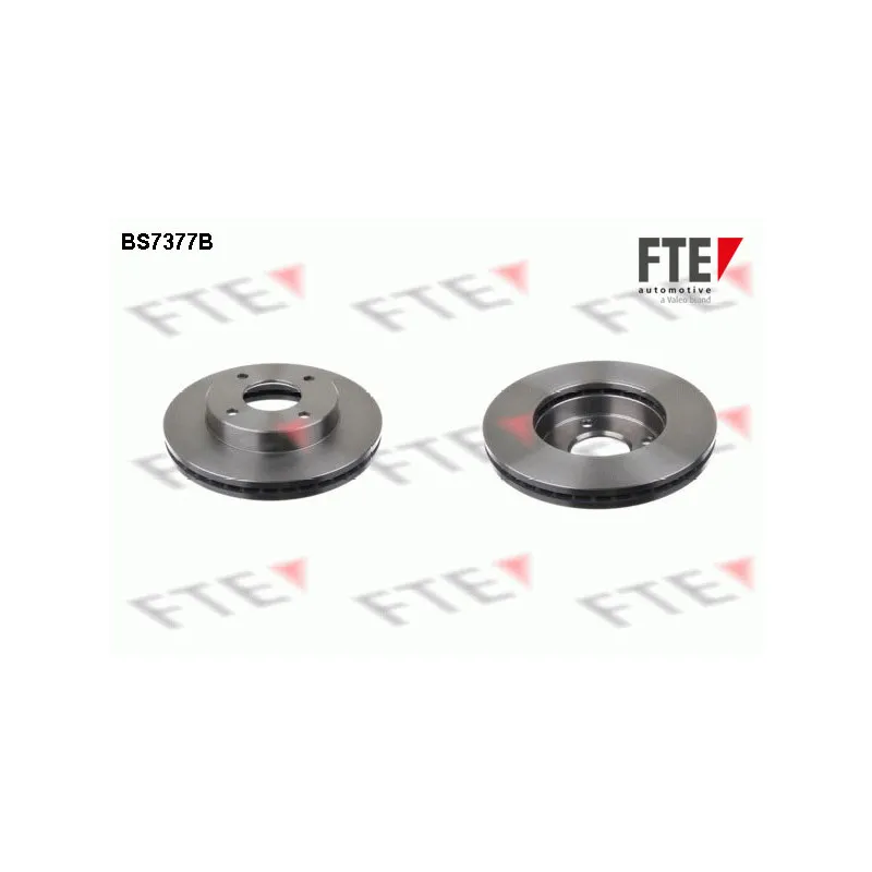 Jeu de 2 disques de frein avant FTE BS7377B