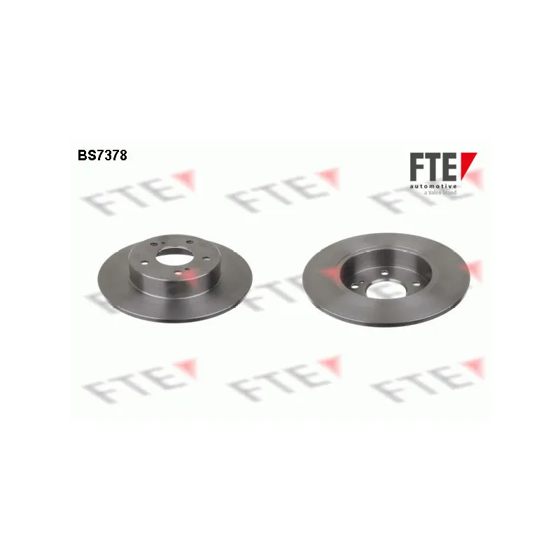 Jeu de 2 disques de frein arrière FTE BS7378