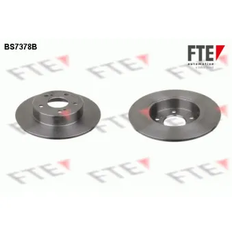 Jeu de 2 disques de frein arrière FTE