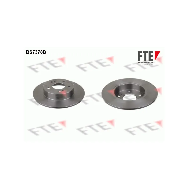 Jeu de 2 disques de frein arrière FTE BS7378B