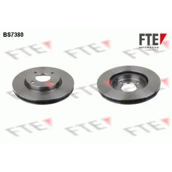 Jeu de 2 disques de frein avant FTE