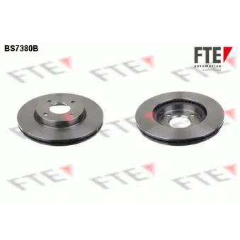 Jeu de 2 disques de frein avant FTE BS7380B