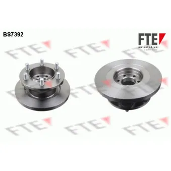 Jeu de 2 disques de frein avant FTE BS7392