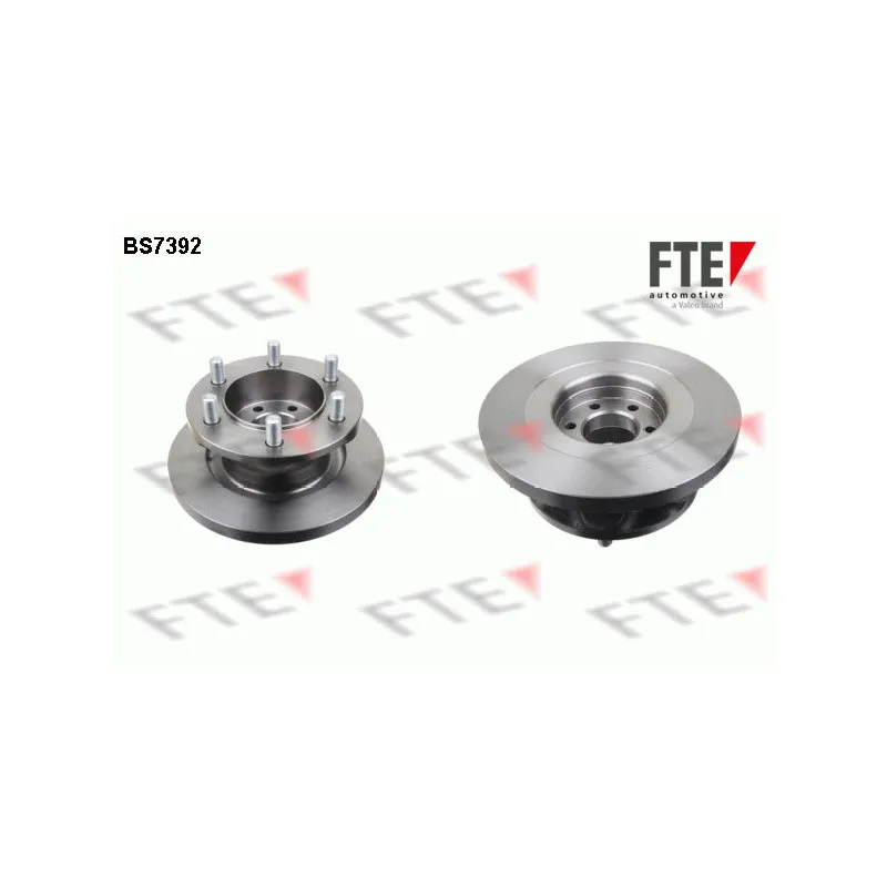Jeu de 2 disques de frein avant FTE BS7392