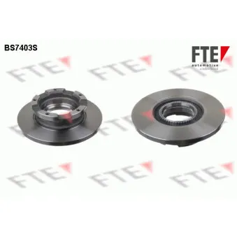 Jeu de 2 disques de frein arrière FTE BS7403S