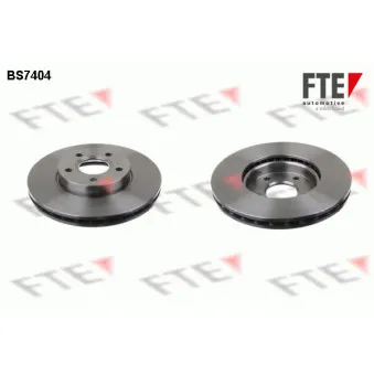 Jeu de 2 disques de frein avant FTE BS7404