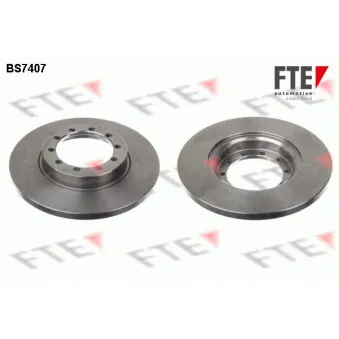 Jeu de 2 disques de frein avant FTE BS7407