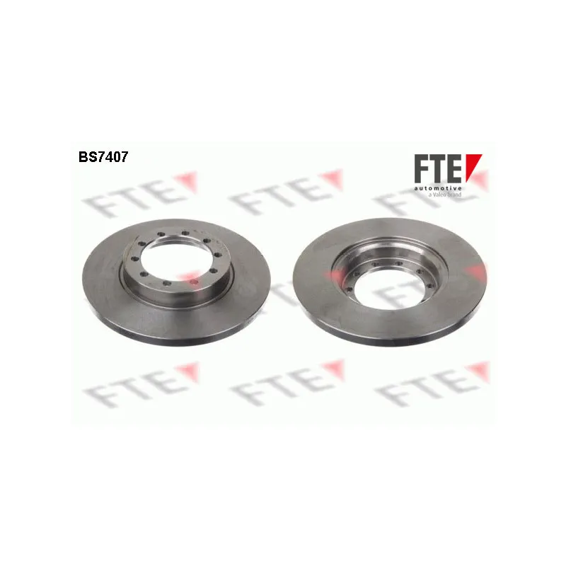 Jeu de 2 disques de frein avant FTE BS7407