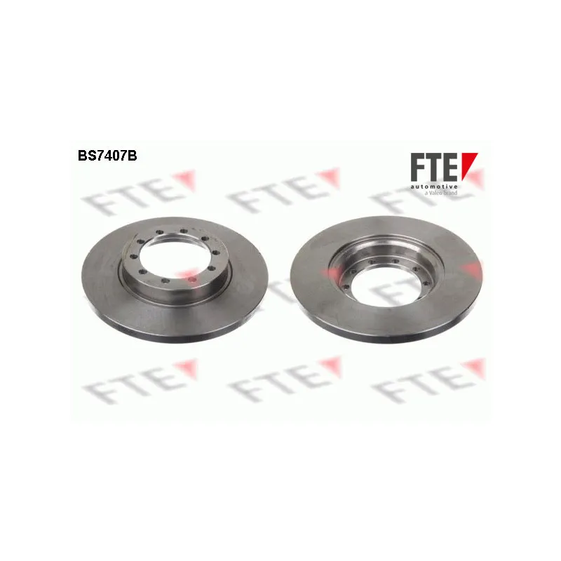 Jeu de 2 disques de frein avant FTE BS7407B
