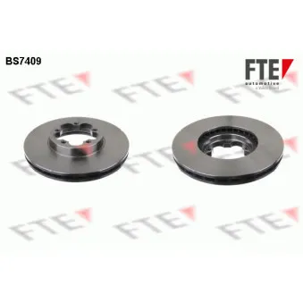 Jeu de 2 disques de frein avant FTE BS7409