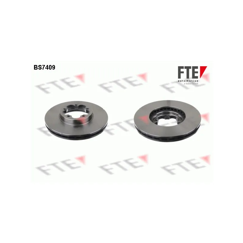 Jeu de 2 disques de frein avant FTE BS7409