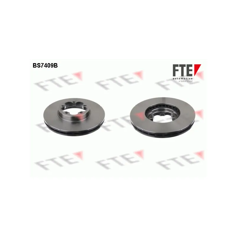 Jeu de 2 disques de frein avant FTE BS7409B