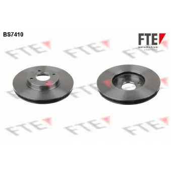 Jeu de 2 disques de frein avant FTE BS7410