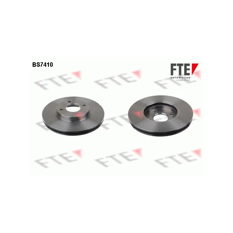Jeu de 2 disques de frein avant FTE BS7410