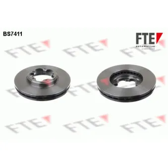 Jeu de 2 disques de frein avant FTE BS7411
