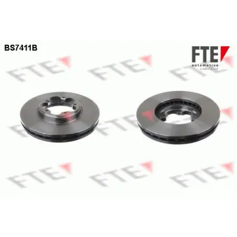 Jeu de 2 disques de frein avant FTE BS7411B