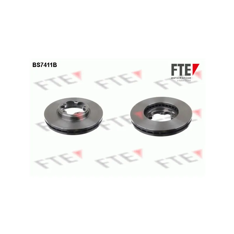 Jeu de 2 disques de frein avant FTE BS7411B