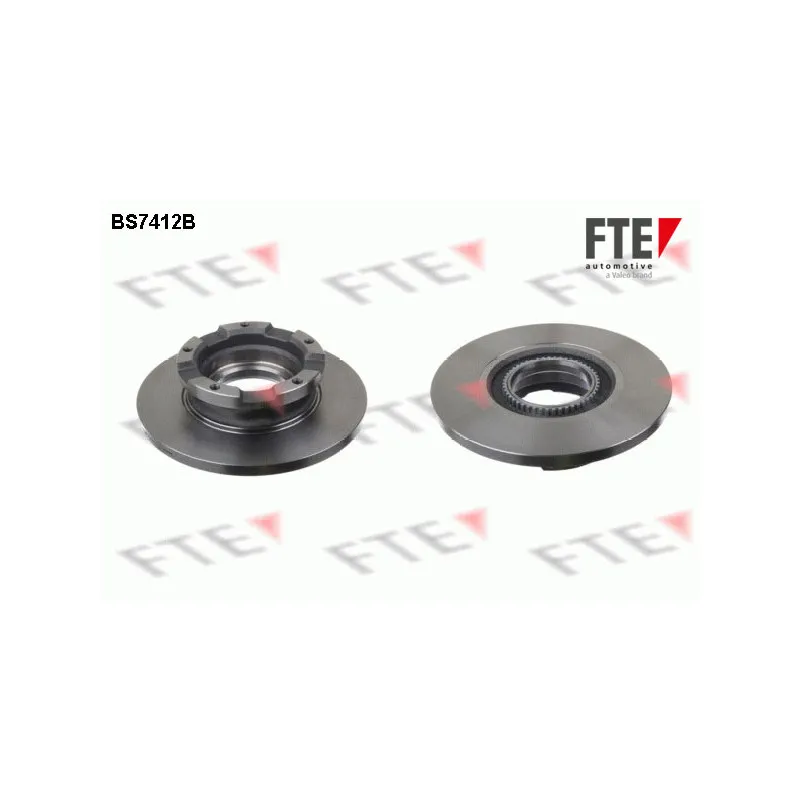 Jeu de 2 disques de frein arrière FTE BS7412B