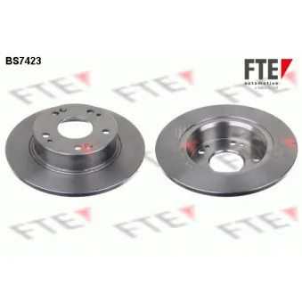 Jeu de 2 disques de frein arrière FTE BS7423