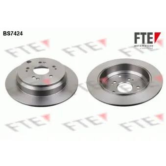 Jeu de 2 disques de frein arrière FTE BS7424