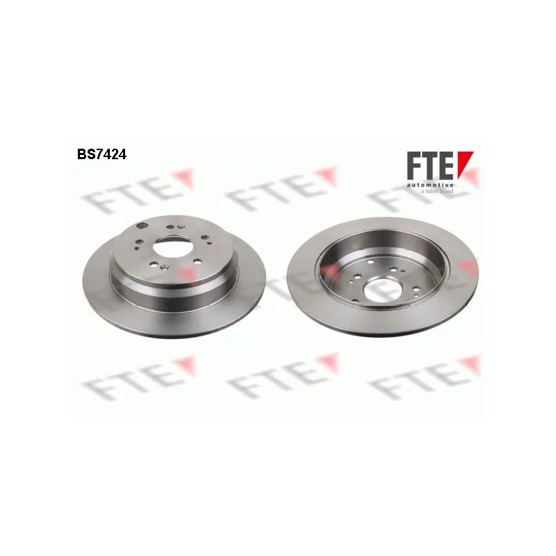 Jeu de 2 disques de frein arrière FTE BS7424
