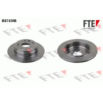 Jeu de 2 disques de frein arrière FTE BS7426B