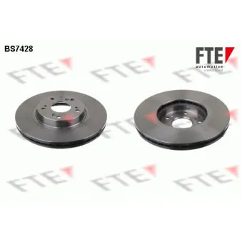 Jeu de 2 disques de frein avant FTE BS7428