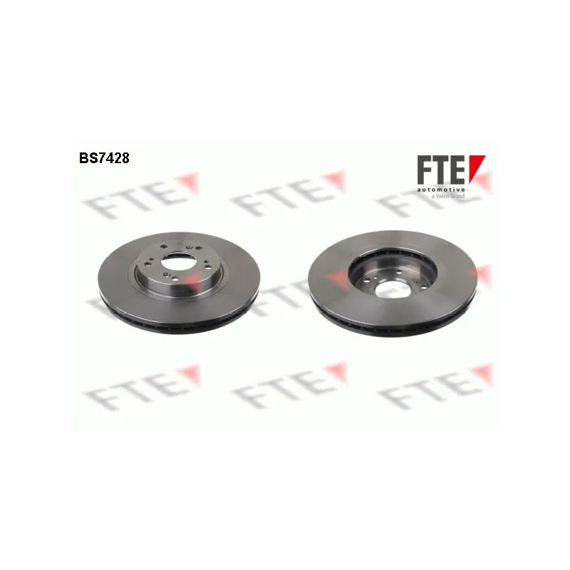 Jeu de 2 disques de frein avant FTE BS7428