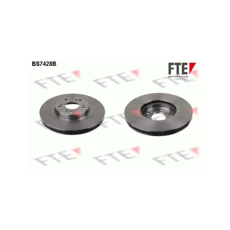 Jeu de 2 disques de frein avant FTE BS7428B