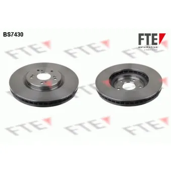Jeu de 2 disques de frein avant FTE BS7430
