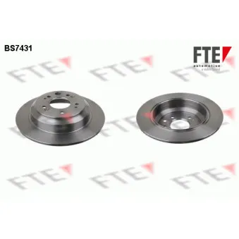 Jeu de 2 disques de frein arrière FTE BS7431