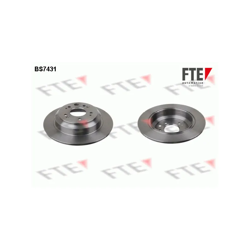 Jeu de 2 disques de frein arrière FTE BS7431