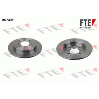 Jeu de 2 disques de frein arrière FTE BS7435