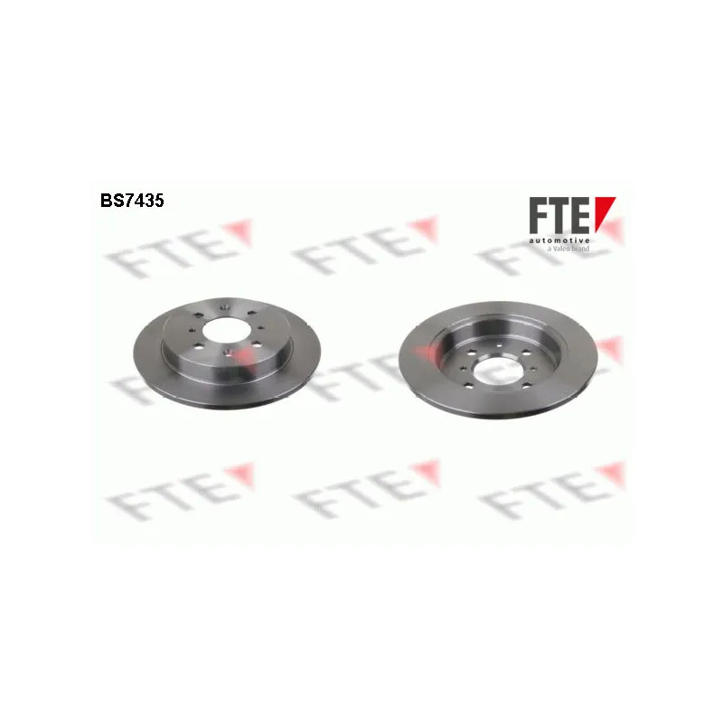 Jeu de 2 disques de frein arrière FTE BS7435