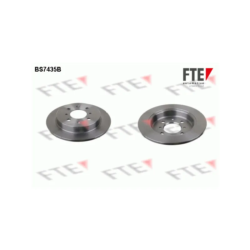 Jeu de 2 disques de frein arrière FTE BS7435B