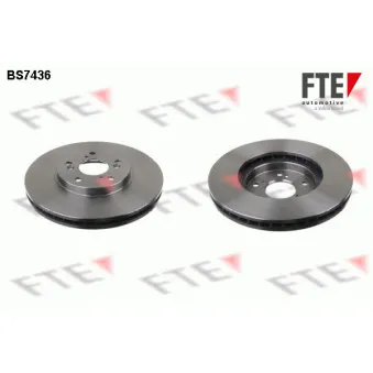Jeu de 2 disques de frein avant FTE BS7436