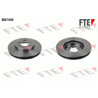 Jeu de 2 disques de frein avant FTE