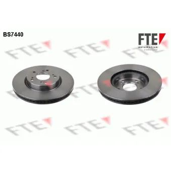 Jeu de 2 disques de frein avant FTE BS7440