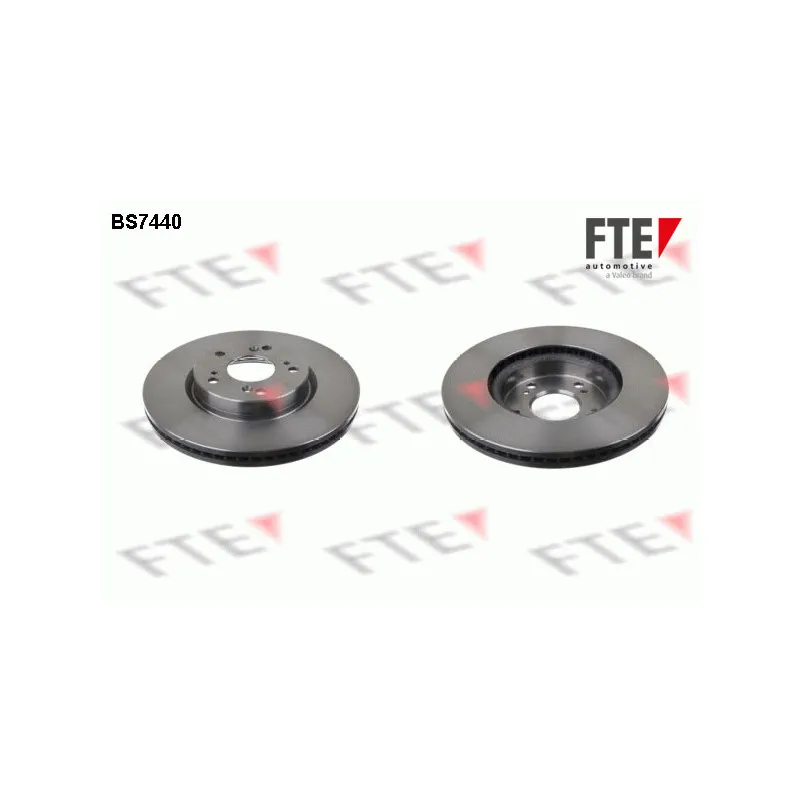 Jeu de 2 disques de frein avant FTE BS7440