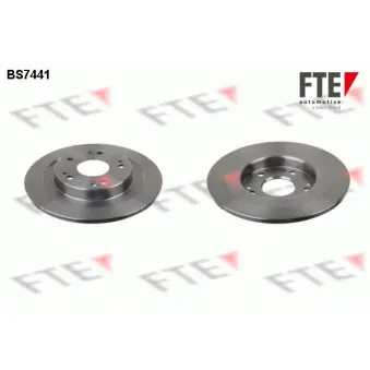Jeu de 2 disques de frein arrière FTE BS7441
