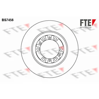 Jeu de 2 disques de frein avant FTE