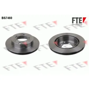 Jeu de 2 disques de frein arrière FTE BS7460