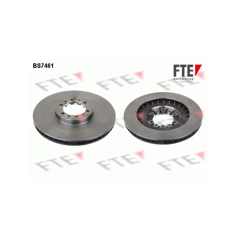 Jeu de 2 disques de frein avant FTE BS7461