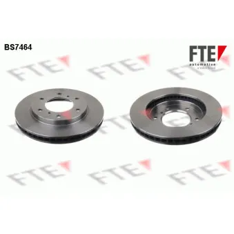 Jeu de 2 disques de frein avant FTE BS7464