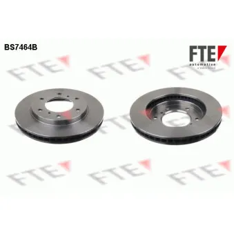 Jeu de 2 disques de frein avant FTE BS7464B