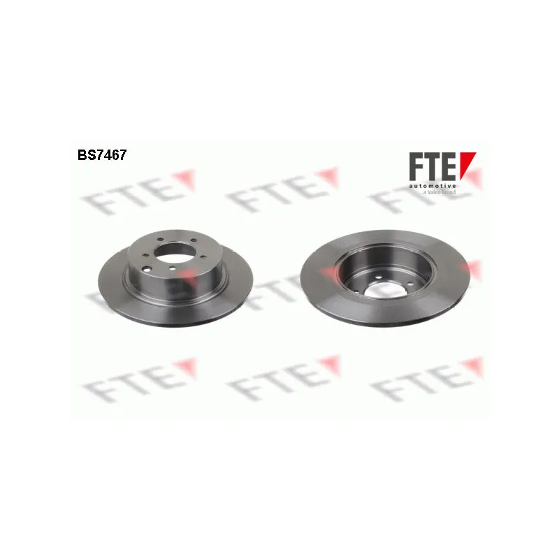 Jeu de 2 disques de frein arrière FTE BS7467